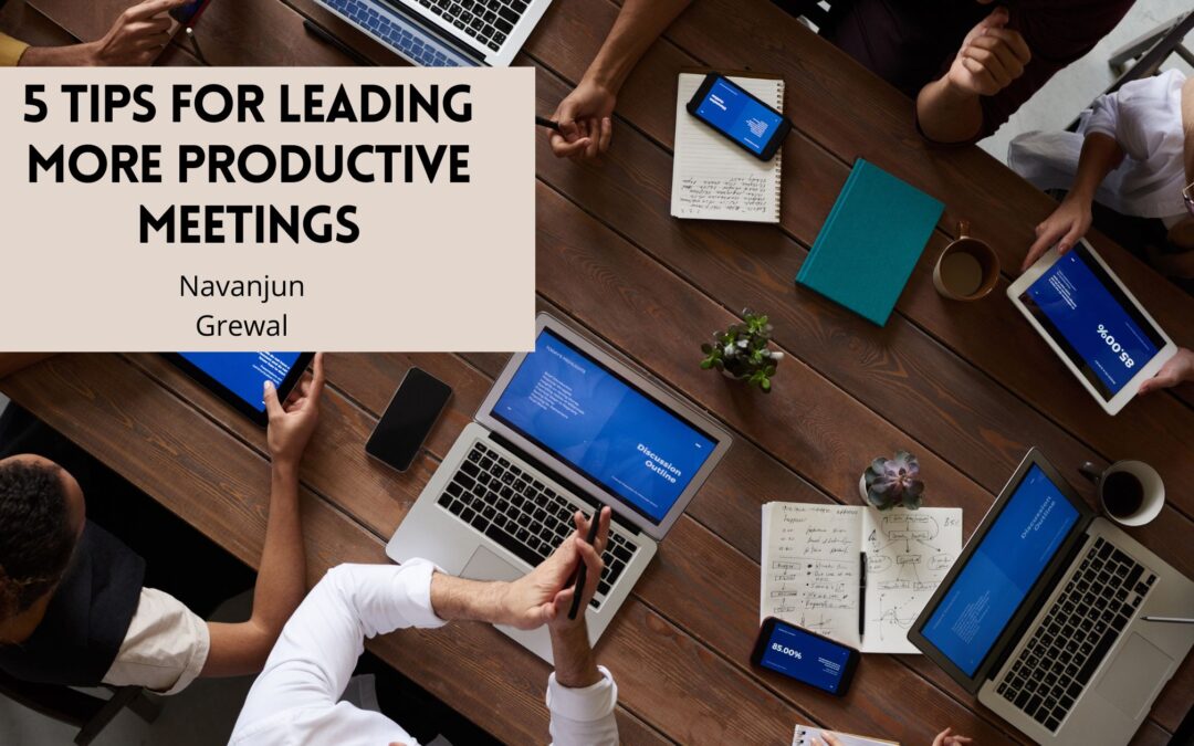 5 Tips for Leading More Productive Meetings